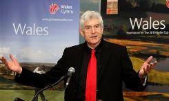Rt Hon Rhodri Morgan, First Minister for Wales, speaking at The Ryder Cup in Louisville (Getty Images)